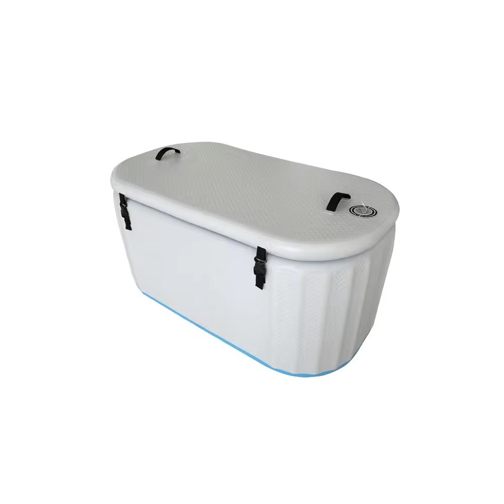 Portable Full-sized Inflatable Ice Plunge Tub for Sports Recovery Customzied LOGO