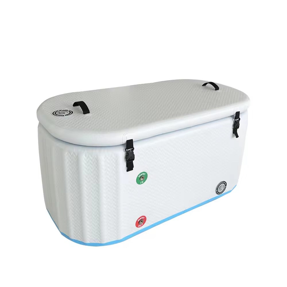 Portable Full-sized Inflatable Ice Plunge Tub for Sports Recovery Customzied LOGO